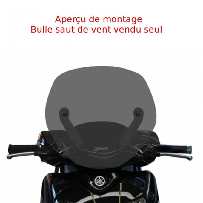 Windscherm windgeleider Faco voor scooter Yamaha 125 Hw Xenter 2012 tot 2017 28085 Nieuw