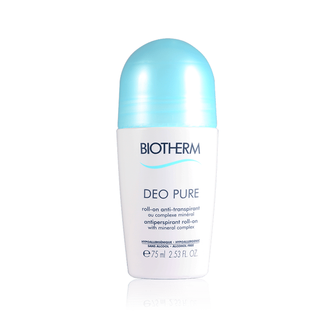 Biotherm Deo Pure Deodorant - Roll-on Deodorant - Frisse Textuur - 48H Anti-Transpirant - Unisex Deodorant - 75ml