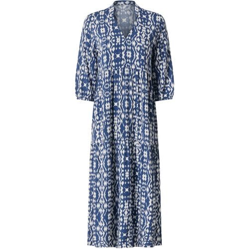 ESMARA Dames midi-jurk (Blauw, XS (32/34))