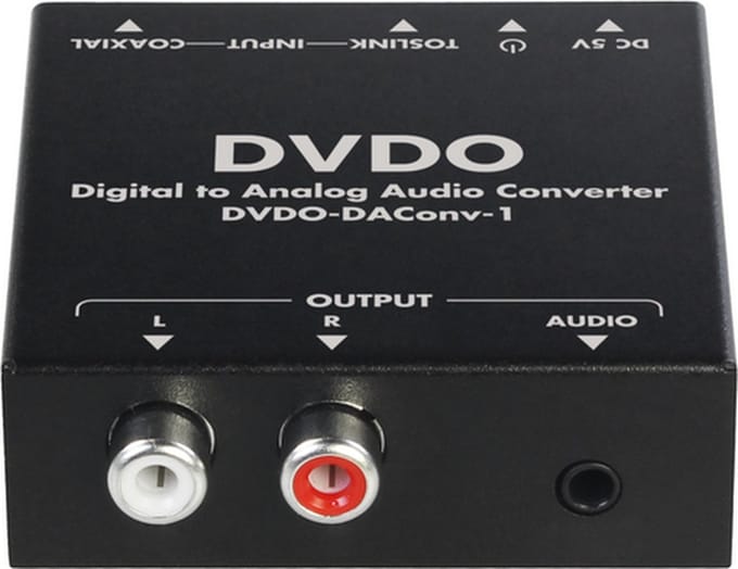 DVDO DA-Converter Digitaal naar analoge audio omzetter