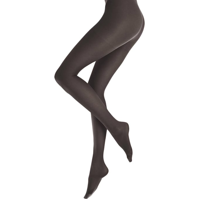 Set van 5 panty's 30 den - antraciet - Gr. 52/54 van Goldner Fashion