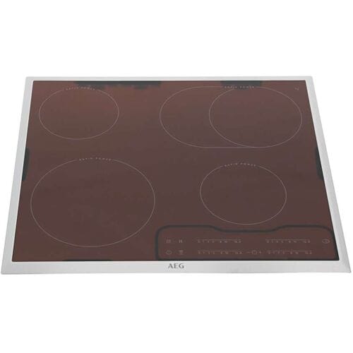 AEG glasplaat met kader, inox, AEG, 576x516mm 5551124315