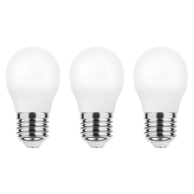Modee E27 LED Filament Lamp 4.9W - 470lm - 2700K - Extra Warm Wit - LED Kogellamp G45 - Vervangt 40W Gloeilamp - 3 stuks