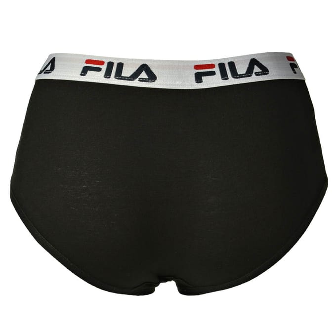 Fila - Dames - Woman culotte elastic with logo   - Zwart - S