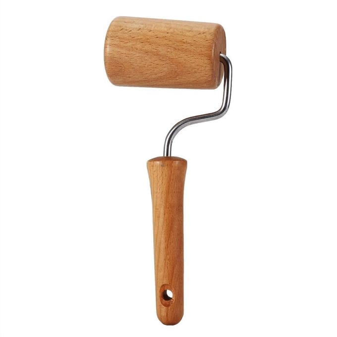 Dailygoods- Deegroller Houten - uitgebalanceerd - Voor Koekjes/Pizza
