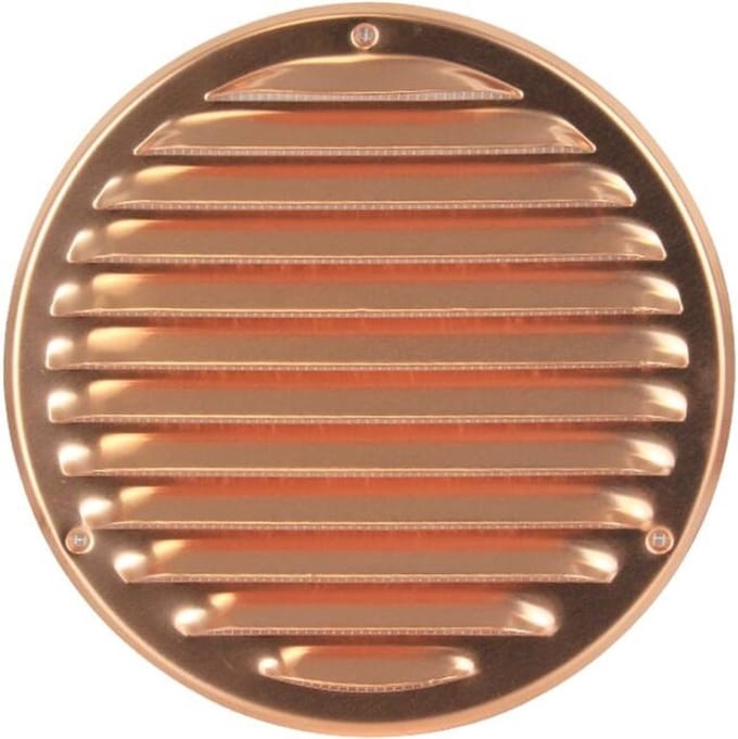 Metalen ventilatierooster rond Ø200 mm koper - MR200Cu
