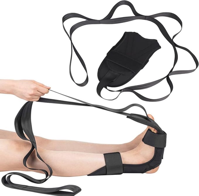 Verstelbare Yoga Strap voor Beenstrekking en Flexibiliteitsoefeningen