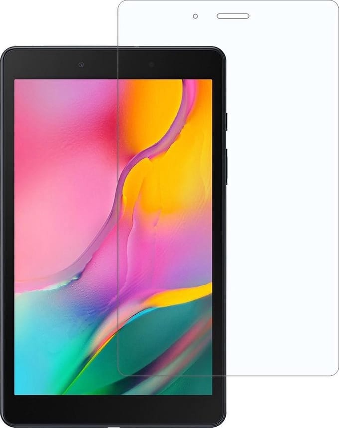 LuxeBass Tempered screenprotector geschikt voor Samsung Galaxy Tab A 8.0 (2019) - glas scherm - bescherming