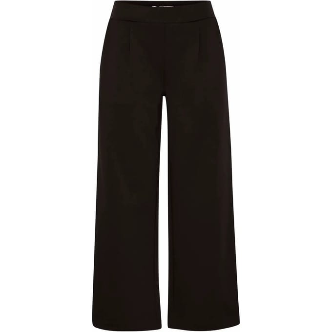 b.young - BYRIZETTA WIDE PANTS CROPPED M - Dames - Regular fit jeans