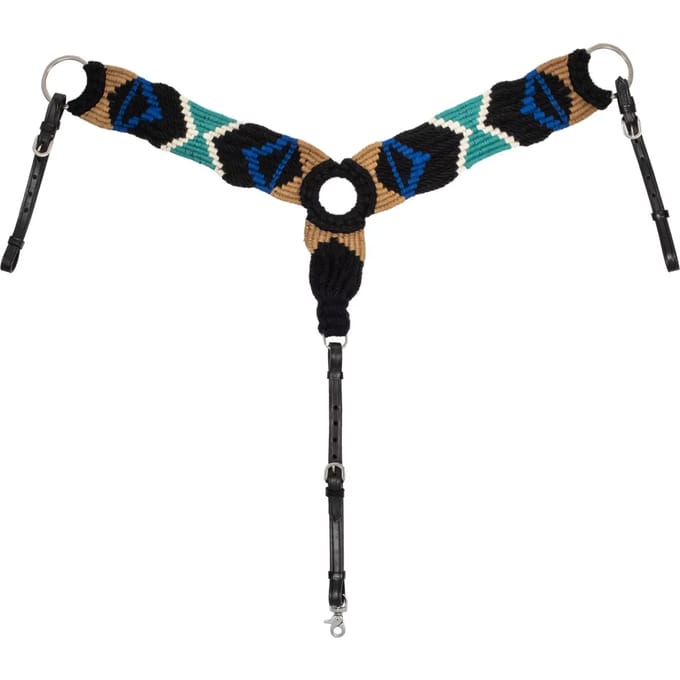 Kruis halsband voor paard van mohair Pool's