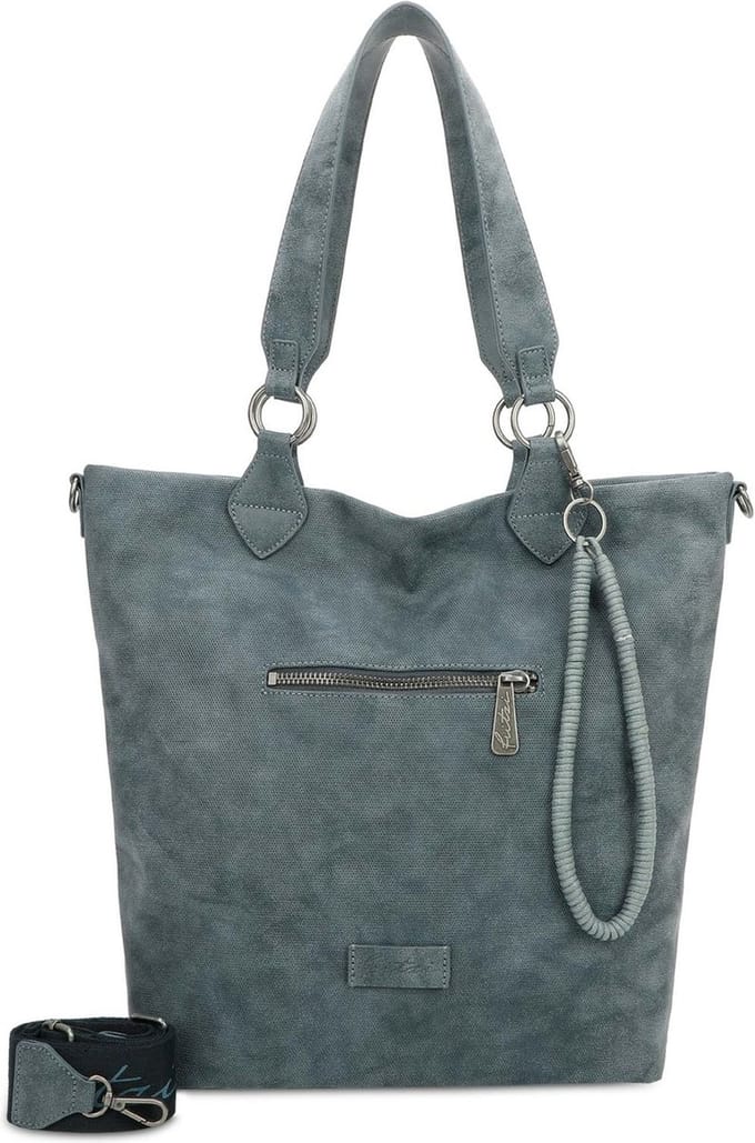 Fritzi aus Preußen Schoudertas Rub Iggi03 Shopper Denim Donkerblauw