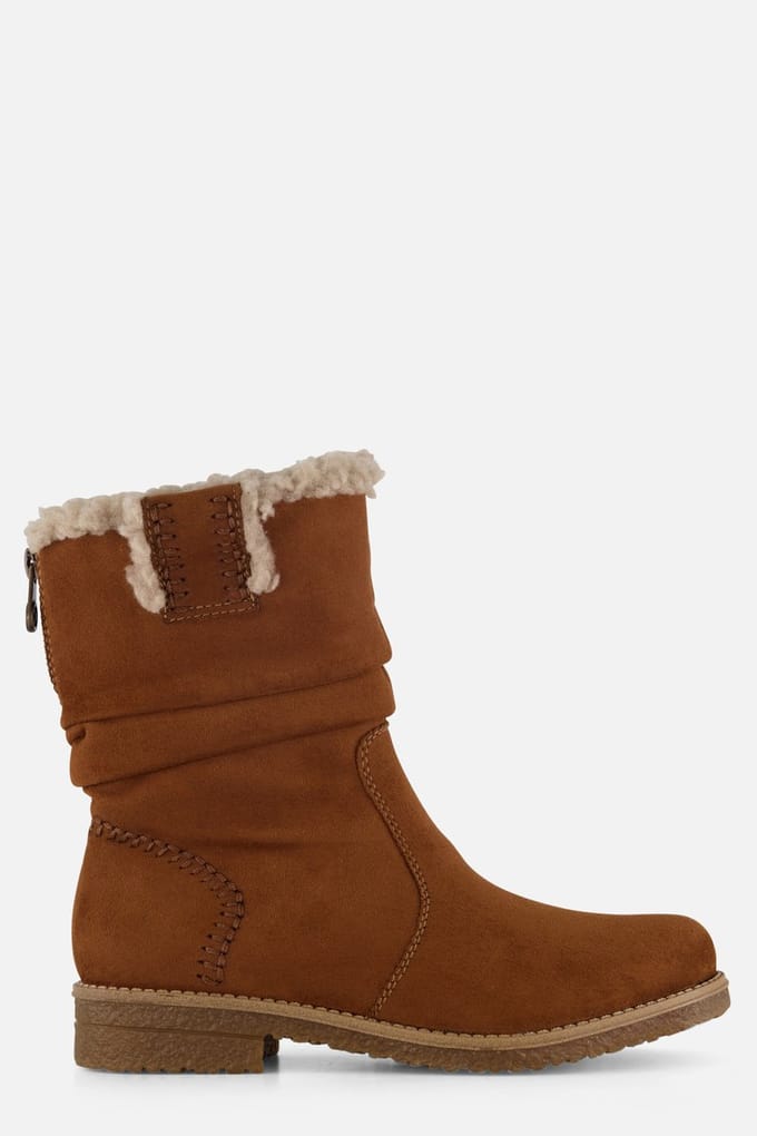 Rieker Enkellaarsjes cognac Imitatiesuede - Maat 40