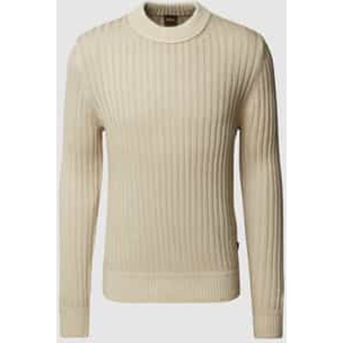 Gebreide pullover in gemêleerde look, model 'Kriben'