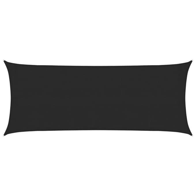 vidaXL - Zonnezeil - 160 - g/m² - 2x5 - m - HDPE - zwart