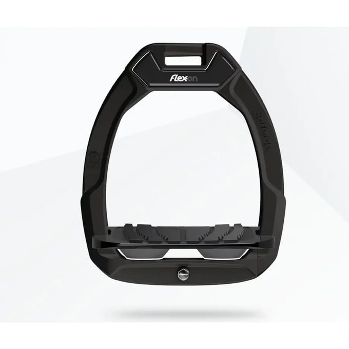 Veiligheidsspanners voor paardrijden Schuin Grip Zwart/Zwart/Antraciet Flex-On Safe-On