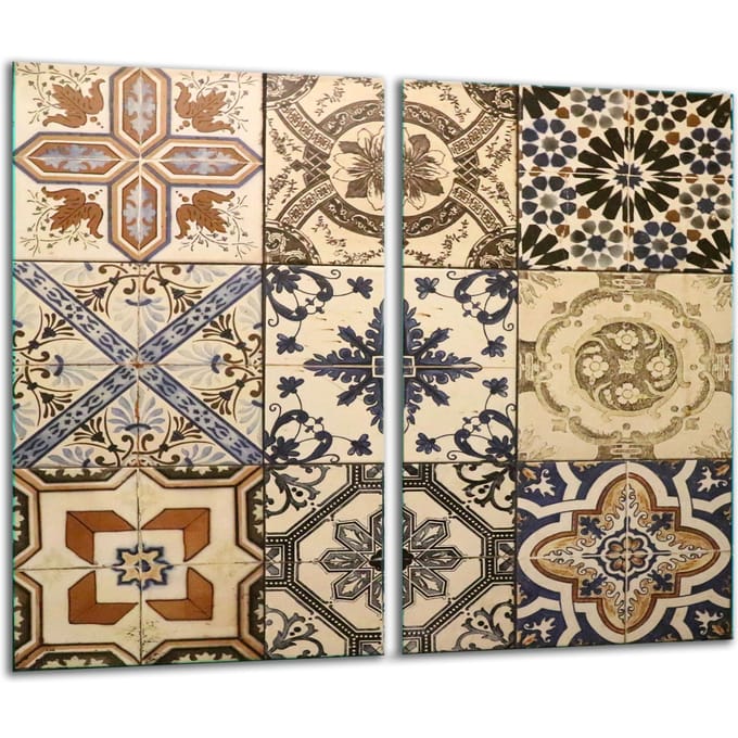 TMK ArtDeko - Snijplank - Glas - 30x52 cm - Mozaïek