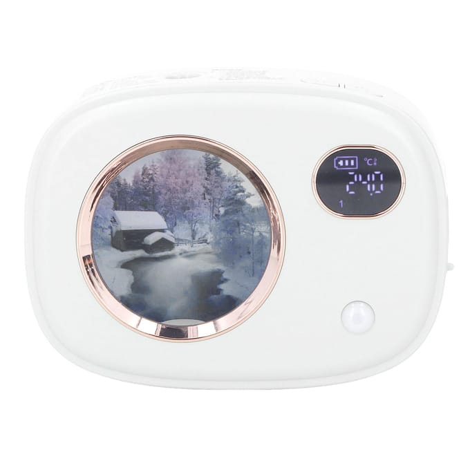 Geurdispenser Smart Digitaal Display Ultrasone Geur Aromatherapie Diffuser voor Toilet wit