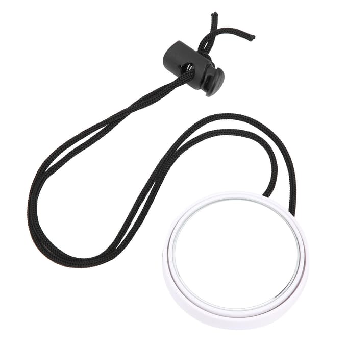 Duik Spiegel 360 Graden Verstelbare Achteruitkijkspiegel met Lanyard Duik Accessoire Zwart White