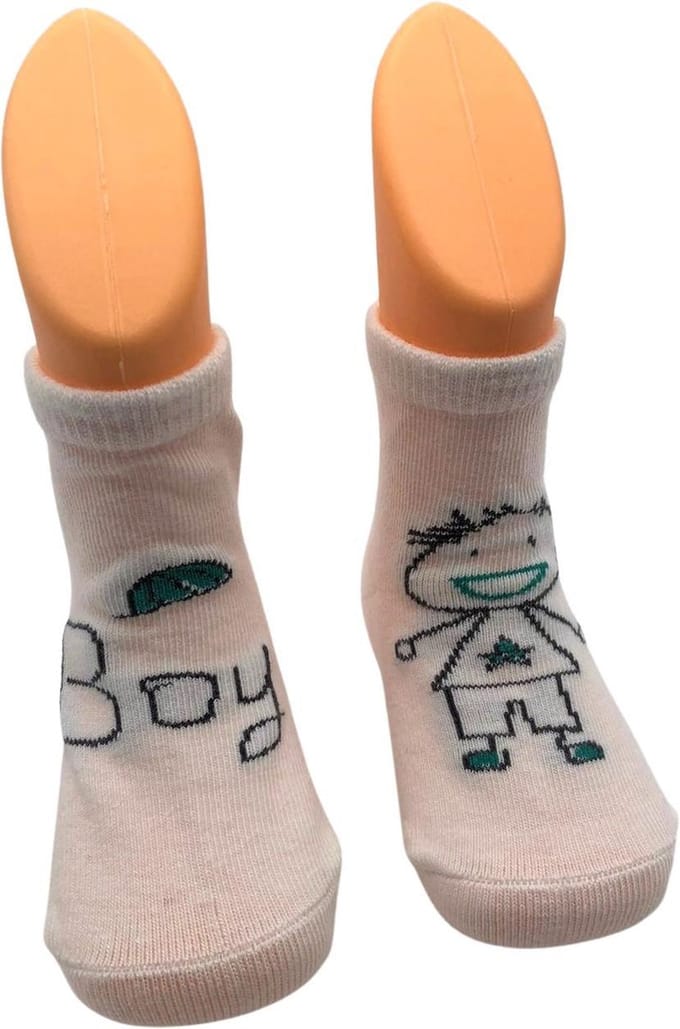 Baby Sokjes, Boy, Blauw, Jongen, Babyshower Sokken, One Size