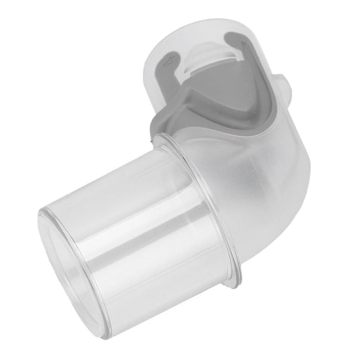 Accessoire de remplacement de l'assemblage du connecteur coudé pour masque nasal ResMed Mirage FX gray