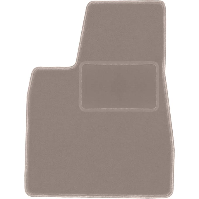Beige bestuurdersmat voor: Tesla Model X SUV (2016-)
