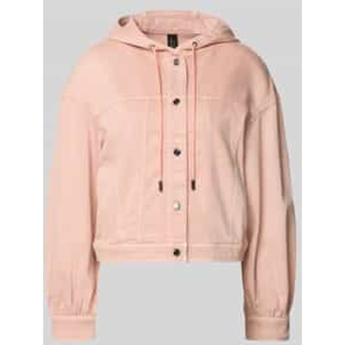 jeansjack met capuchon en steekzakken