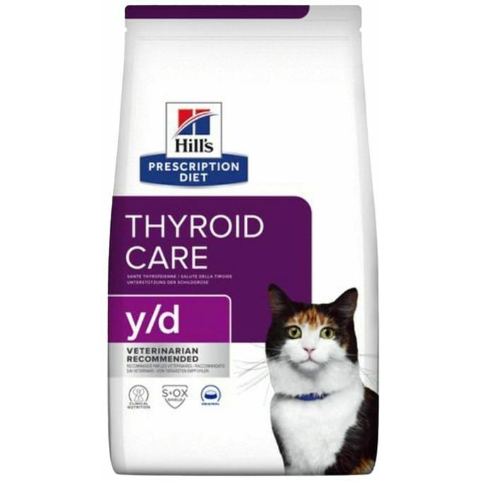 3kg Y/D Thyroid Health Original Hill's Prescription Diet Kattenvoer