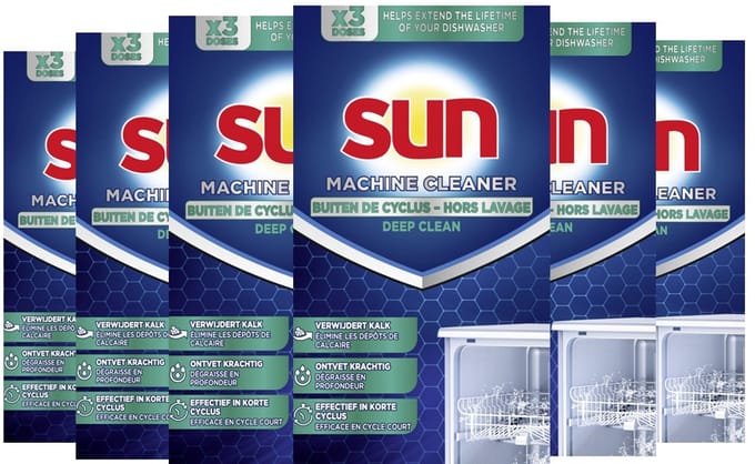Sun Machinereiniger - 6 x 3 Stuks - Voordeelverpakking