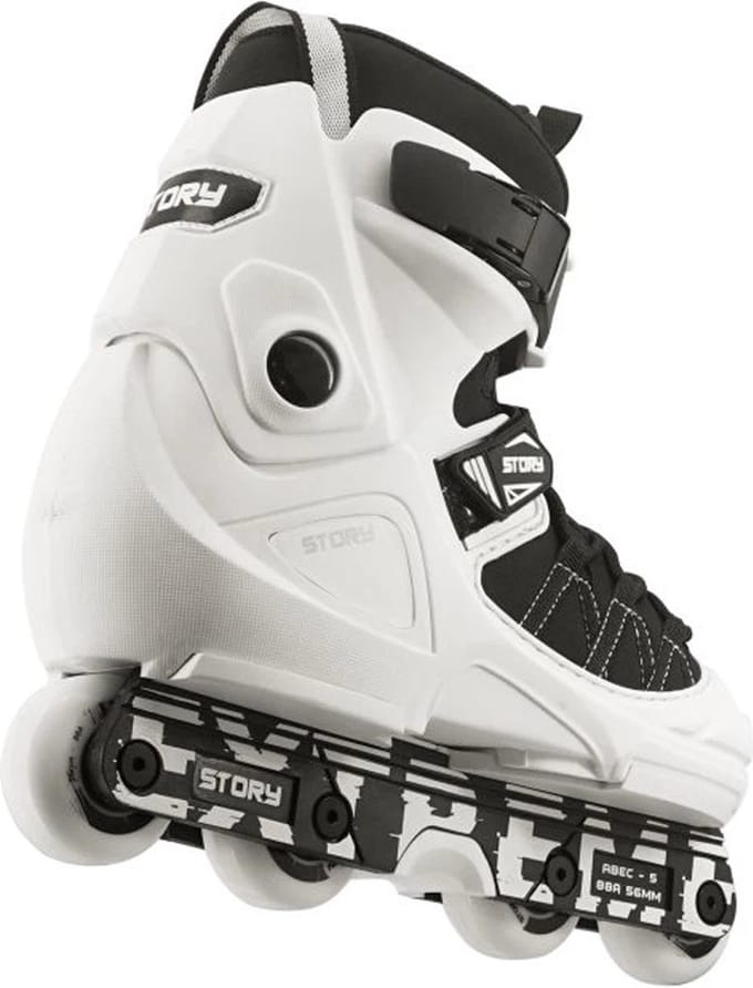 Story aggressive Inline Skates White Black