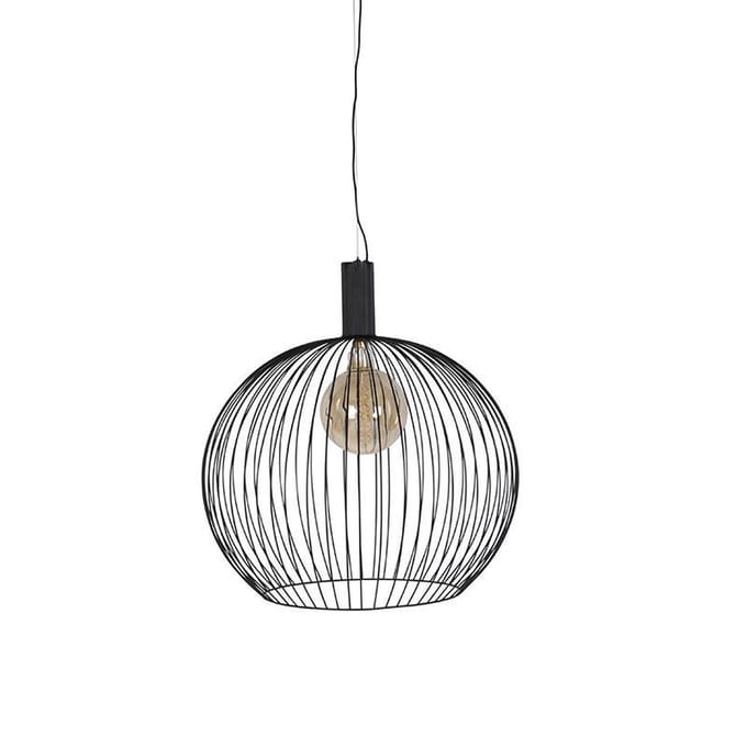 ETH wire - Hanglamp - 1 lichts - Ø 700 mm - Zwart