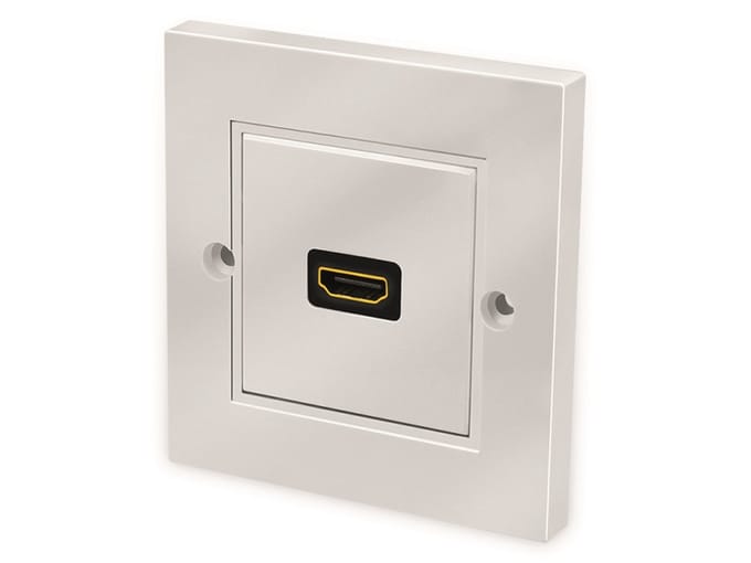 LogiLink HDMI opbouwdoos met koppeling wit