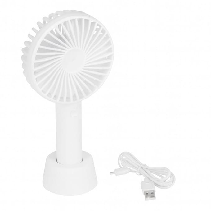 Inspirion - Handventilator Boost - Wit - Compact en Draagbaar