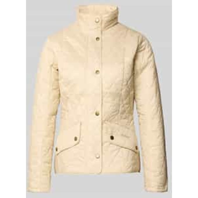 regular fit gewatteerde jas met opstaande kraag model 'FLYWEIGHT'