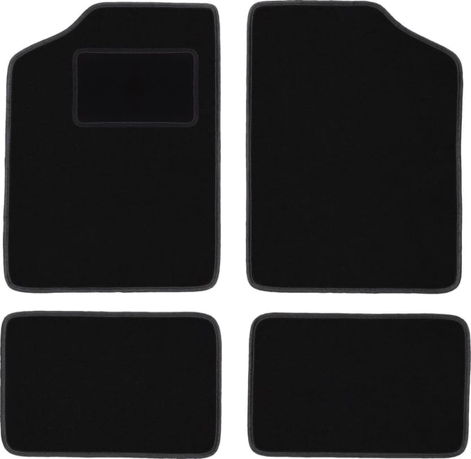Zwarte veloursmatten voor: Renault 5 II hatchback (1986-1993)