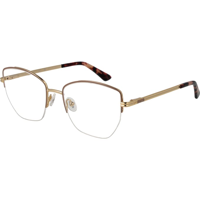 Guess Dames Bril Gu2939 057 Shiny Gold/53-18-140 white