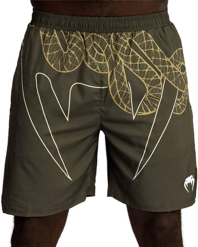Venum Serpenti Training Shorts Khaki Brons Ivoor - M