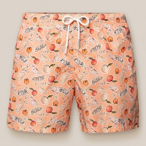 Eton Swim Short Fruit Fantasy Roze-Multi / male