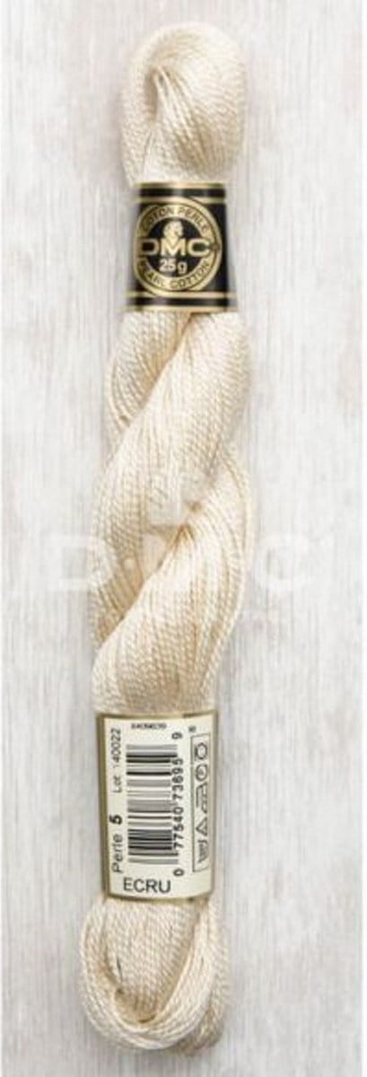 DMC Ecru Mouline Special borduurgaren pearl dikte 5 25gr