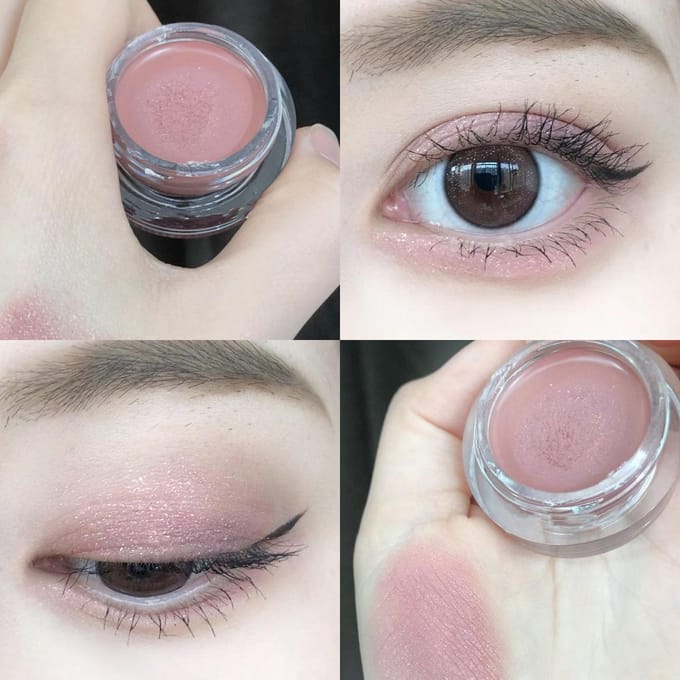 Monochrome oogschaduwcrème Oogconcealer Basisoogmake-up Matte oogschaduw Primer Langdurige waterdichte cosmetica gray
