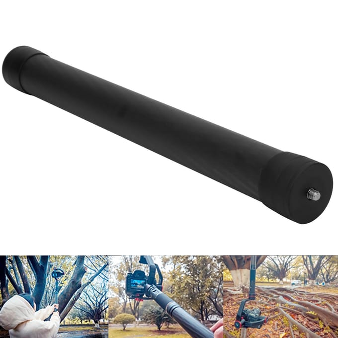 35cm13.8in Koolstofvezel Verlengstang Unipod Accessoire voor Dji Ronin S Stabilisator black