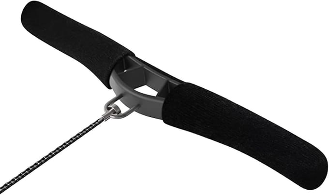 Roeihandgreephoes - Trainingsaccessoire - Verbeterde grip - Wasbaar ontwerp - 665 inch - Zwart