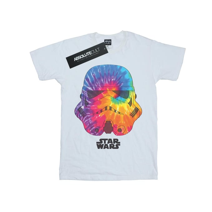 Star Wars Jongens Stormtrooper Saturnus Helm T-Shirt (Wit)