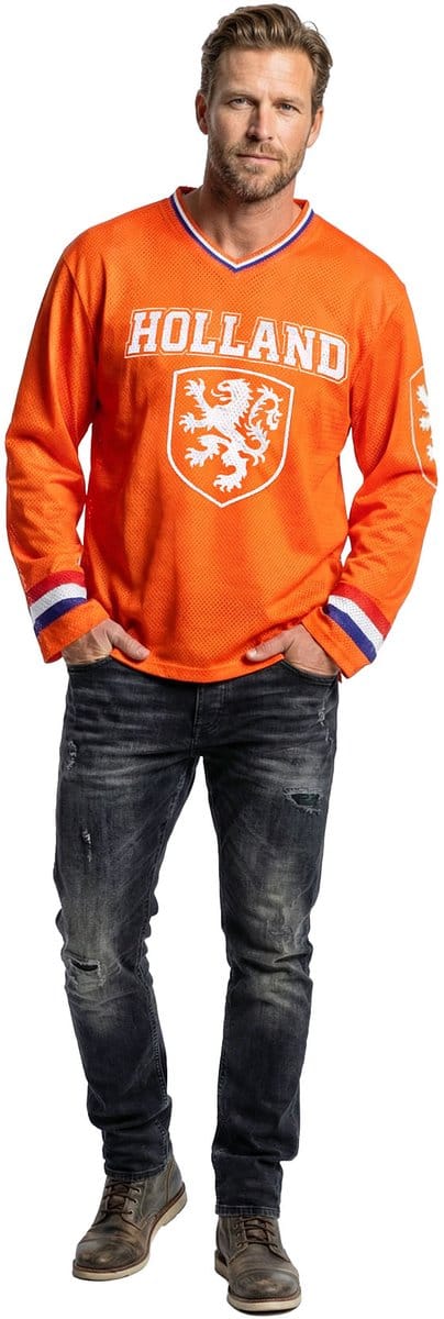 IJshockeyshirt Oversized Holland Unisex - Maat M/L