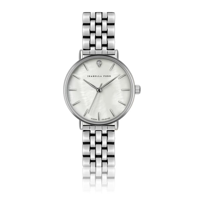 Zilveren horloge voor dames Isabella Ford Kendra