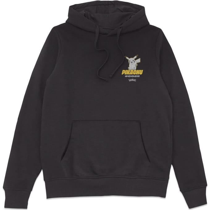 Pokémon Pikachu #0025 Unisex Hoodie - Black - S