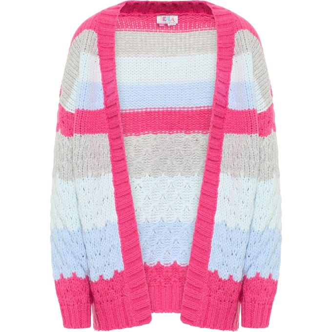 IZIA open vest Dames roze
