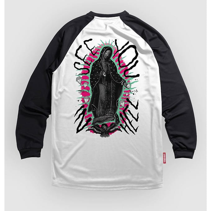Loose Riders See You In Hell Long Sleeve Jersey wit