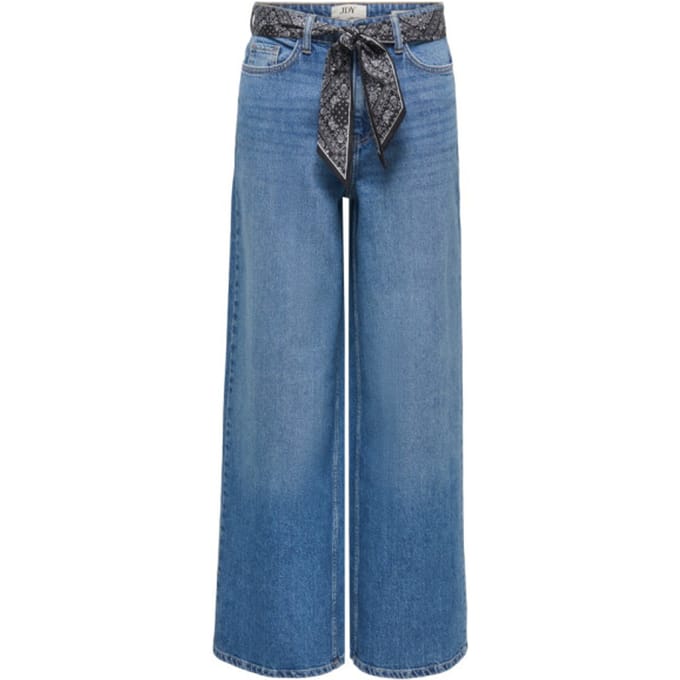 Jacqueline de Yong Jdyvera hw x-wid scarf jeans mb dnm blue denim