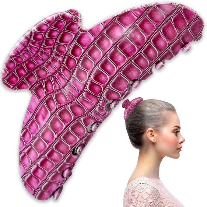 Grote Haarclip - Krabklem dames - Haar Stijlen - Cellulose Acetaat - 10.5 cm - Multicolor