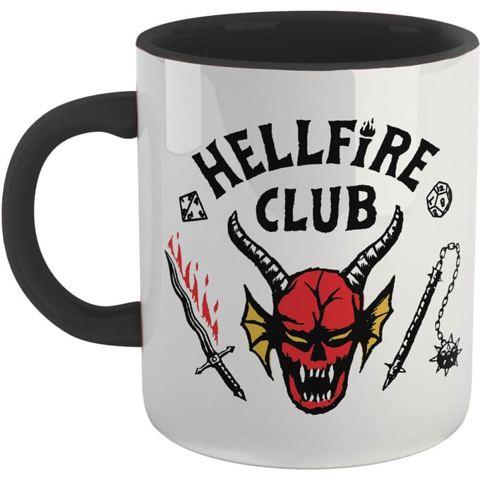 Stranger Things Hellfire Club Mok - Zwart